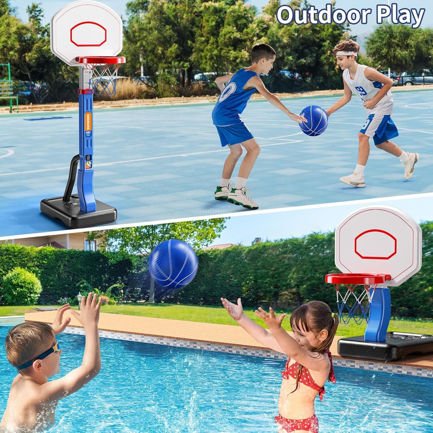 π Kids Basketball Hoop for Boys and Girls (Ages 3-8)