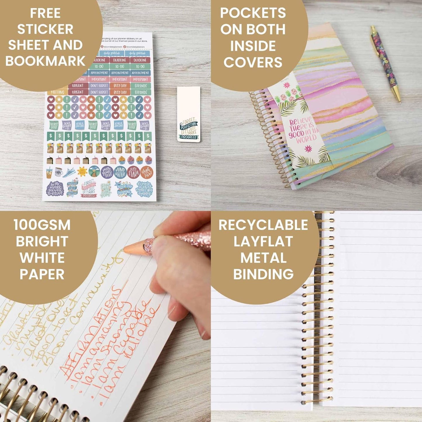 2025 Planner - Garden Party or Water Color Waves