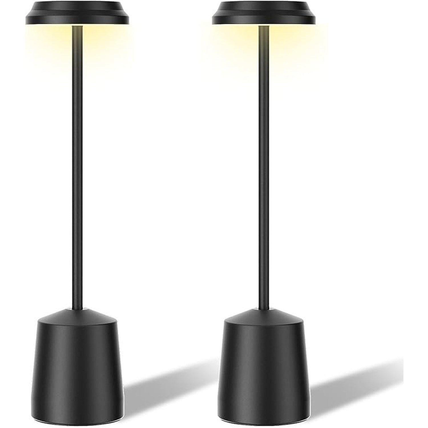 2 Black Desk Lamps
