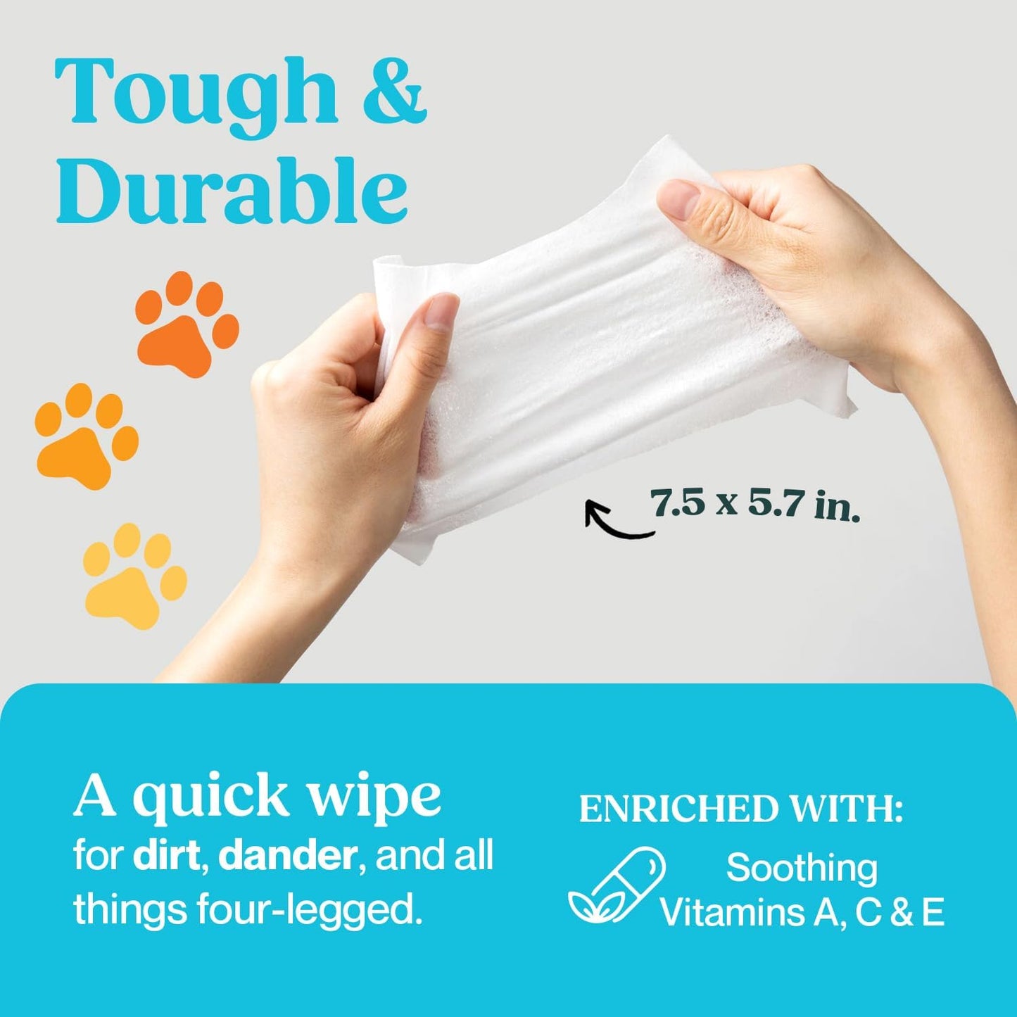 Pet Grooming Wipes – Gentle, All-in-One Cleansing