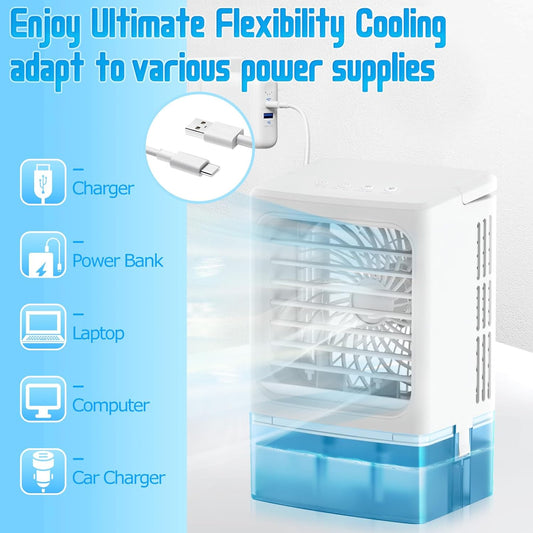 ❄️ Portable Air Conditioners – 4-in-1 Mini Personal Air Cooler