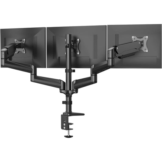 🖥️ HUANUO Triple Monitor Mount for 17-32 Inch Screens