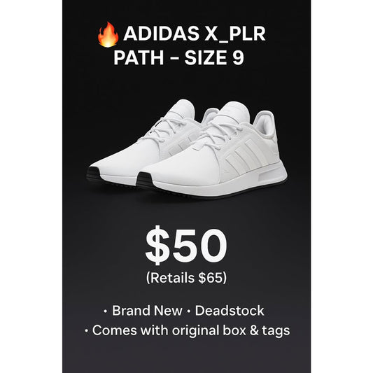 Adidas X_PLR Path – Size 9 (Brand New in Box) – $50