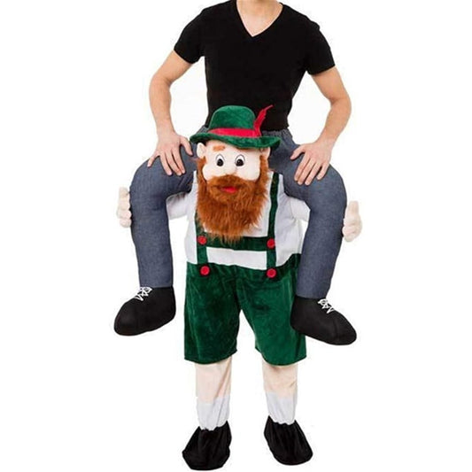Oktoberfest Beer Guy Shoulder Ride-On Costume – One Size Fits Most