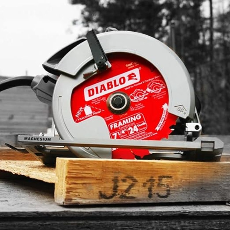 Diablo 7‑1/4″ 24‑Tooth Framing Saw Blades – 2‑Pack