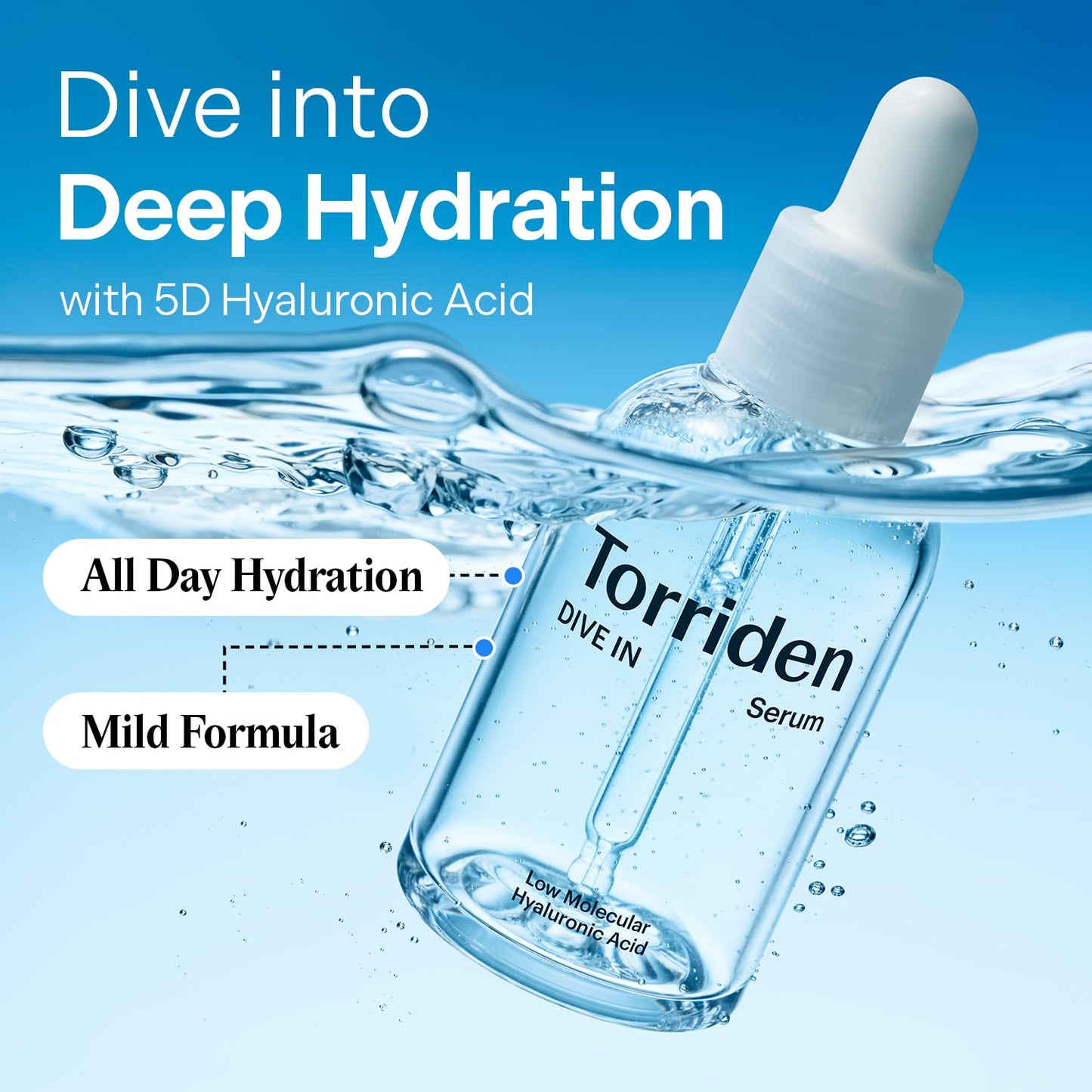 🌊 Torriden DIVE IN Hyaluronic Acid Serum (2pk)