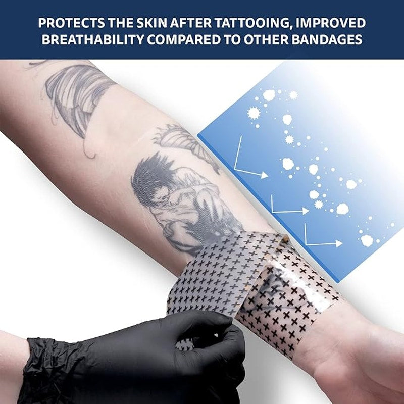 Recovery Derm Shield Tattoo Aftercare Patch – 6″ × 2 yd Roll