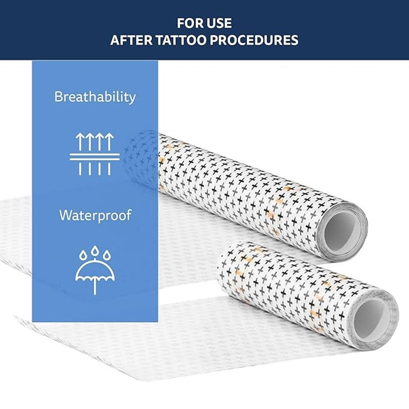 Recovery Derm Shield Tattoo Aftercare Patch – 6″ × 2 yd Roll